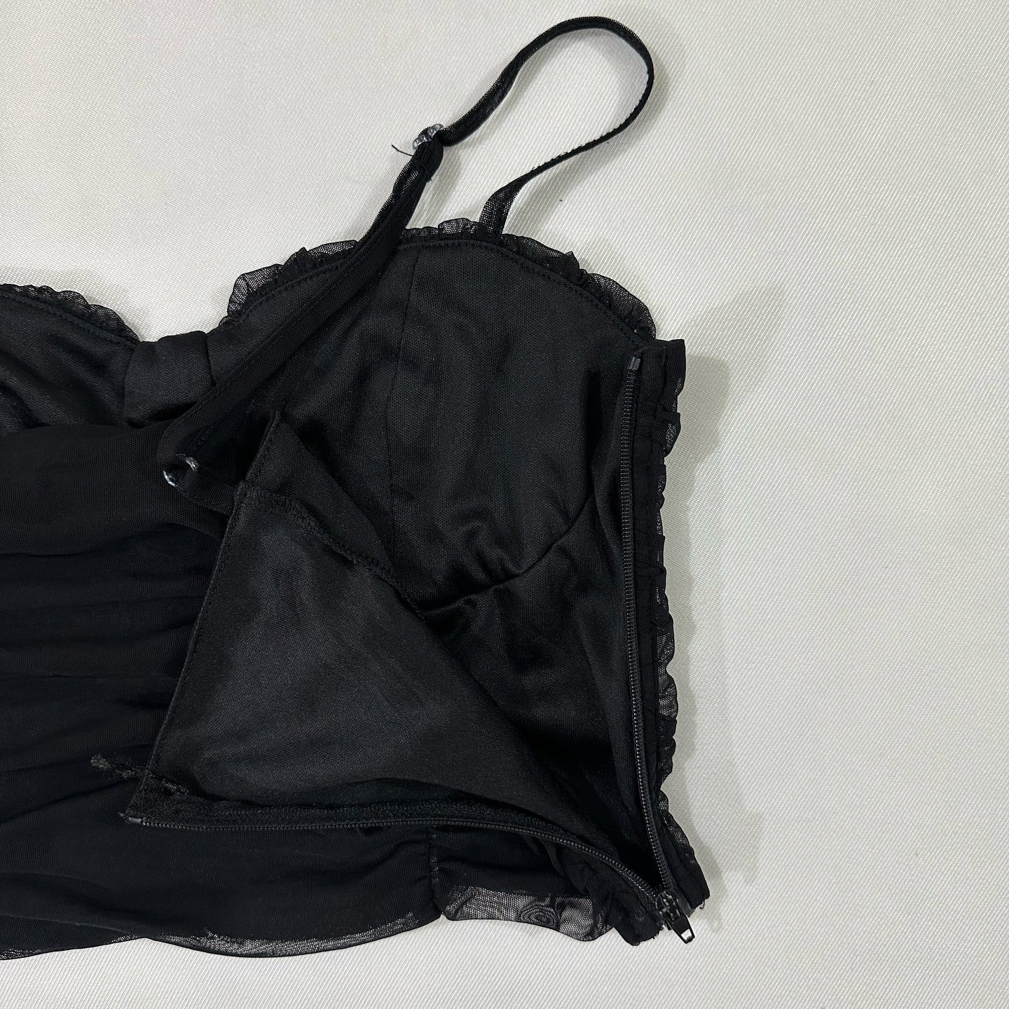 black slip top